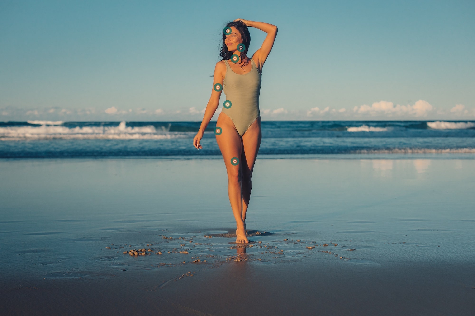 Woman on beach